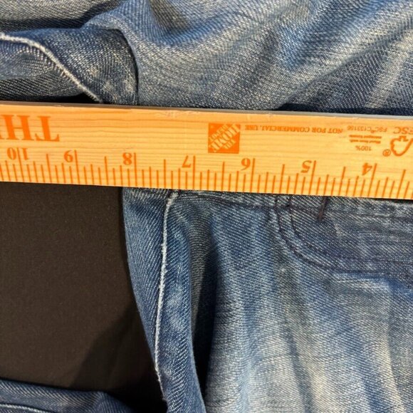 7 for all Mankind Women's Lowrise bootcut rhinestone pocket jeans size 26 Y2K - Picture 16 of 16